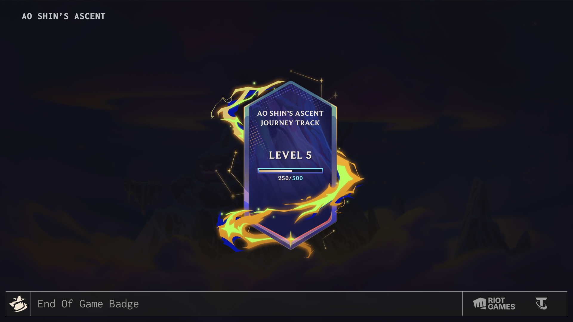 End of Game Badge