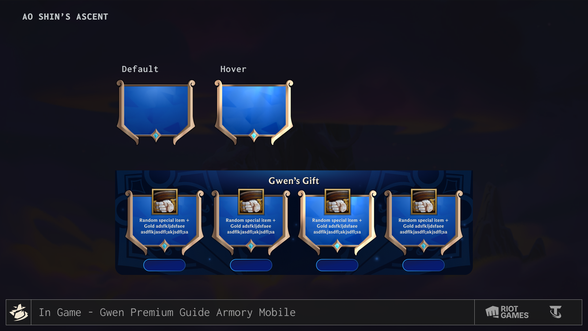 Gwen Guide Armory — Mobile