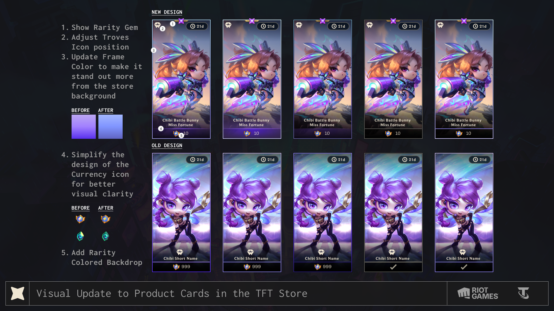 Store Cards Visual Update