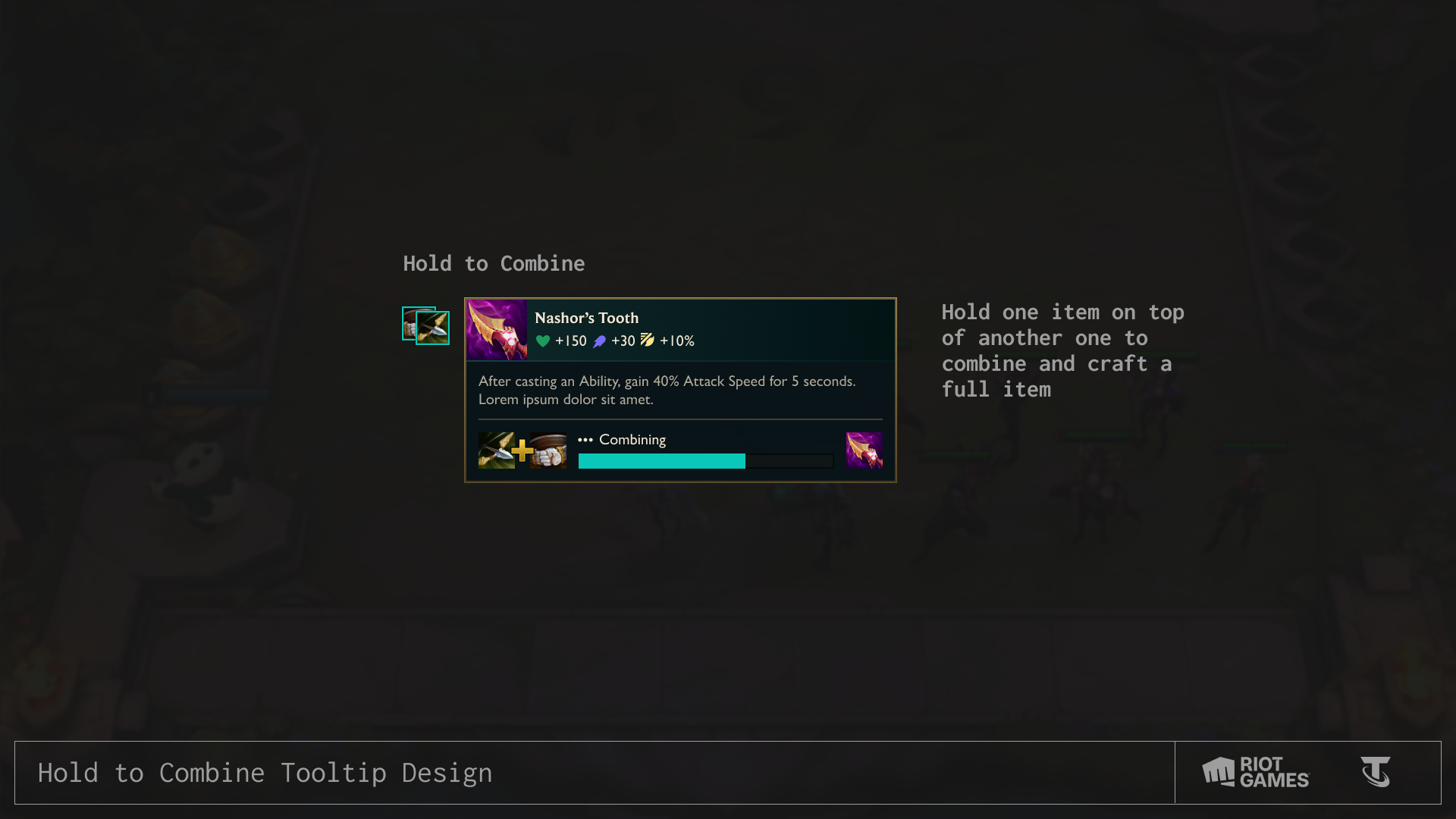 Hold to Combine