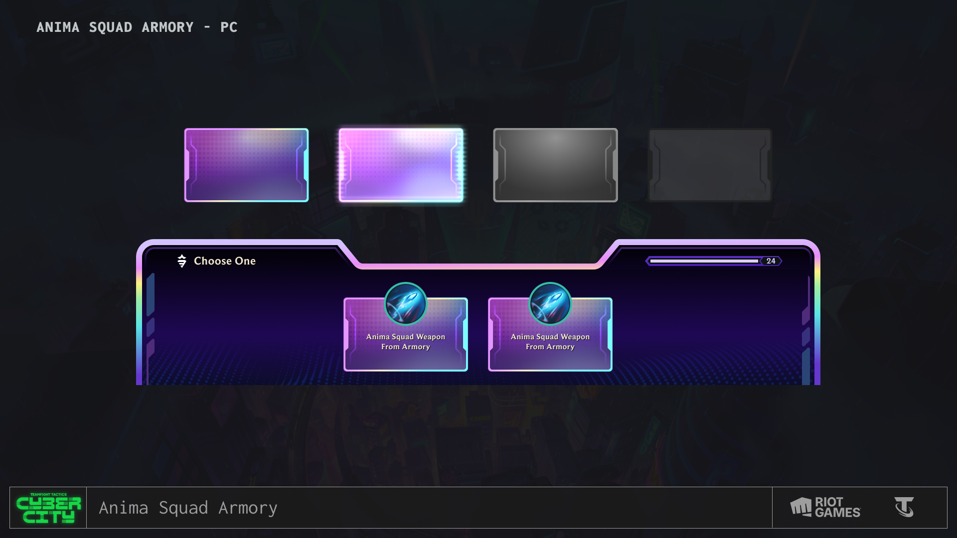 Anima Squad Armory — Desktop