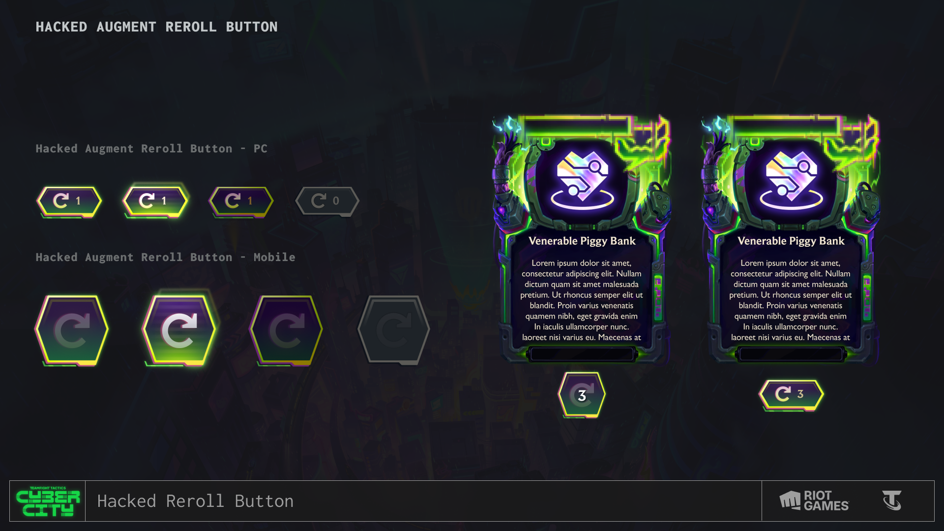 Hacked Augment Reroll Buttons